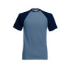 Tricou Bărbați Fruit of the loom Valueweight Mânecă Scurtă Baseball T Raglan